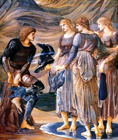 Perseo y los marineros de la ninfa.
