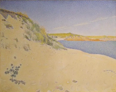 Playa de arena en Saint-Briac