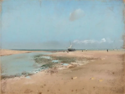 Playa en marea baja