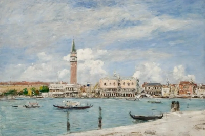 Plaza de San Marcos en Venecia con vistas al Gran Canal