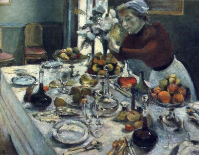 Poniendo la mesa