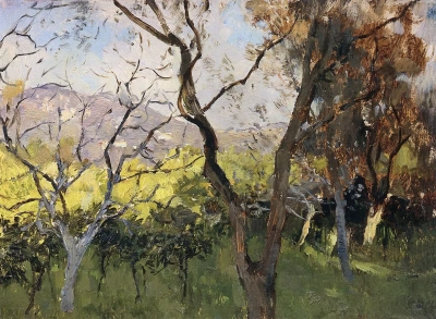 Primavera en Crimea. Estudio