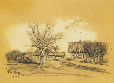 Primavera en el pueblo (Savvinskaya Sloboda cerca de Zvenigorod)