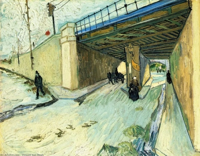 Puente ferroviario en la avenida Monmajour