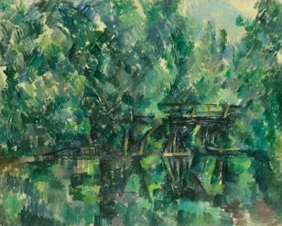 Puente sobre el estanque