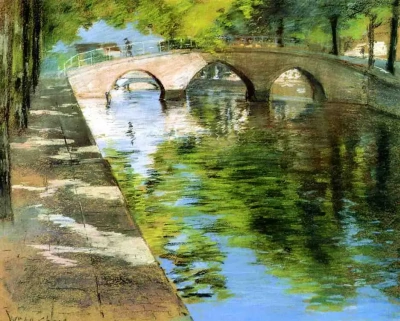 Reflections near the canal.