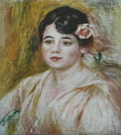 Artist Besson Retrato de Adele Besson. (Pierre Auguste Renoir) ️ Análisis del Cuadro