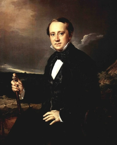 Retrato de Alexander Alexandrovich Sapozhnikov.