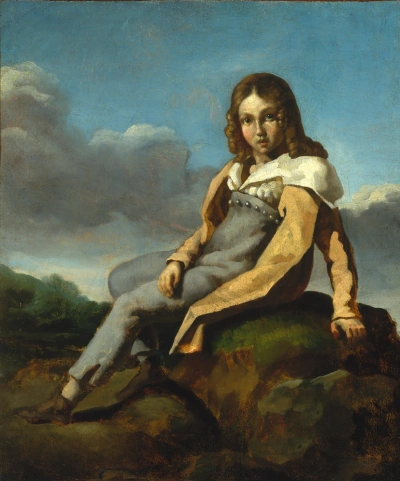 Retrato de Alfred Dedreux como un niño