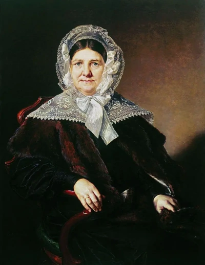 Retrato de Anna Fedorovna Mazurina-Karzinkina