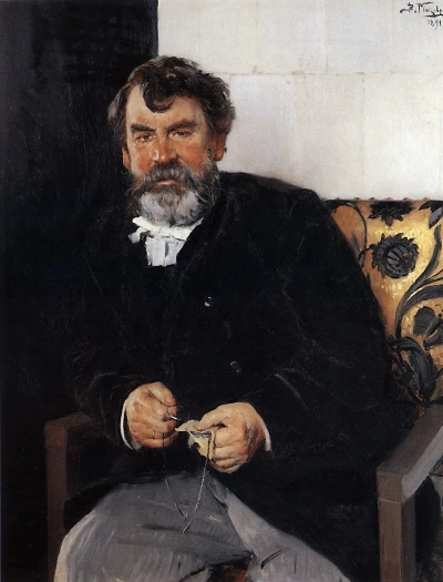 Retrato de E. S. Sorokin