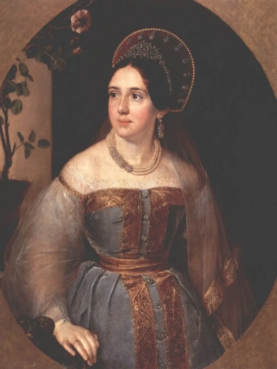 Retrato de Ekaterina Ivanovna Karzinkina.