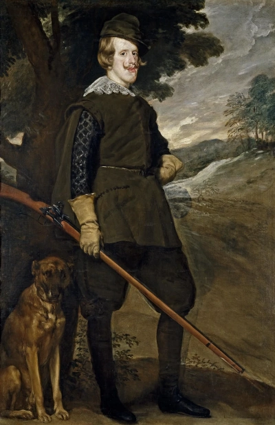 Retrato de Felipe IV con traje de caza
