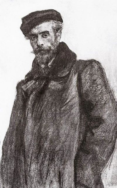 Retrato de Isaac Levitan