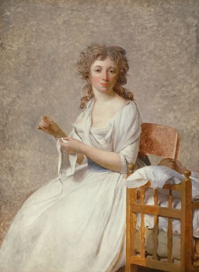Retrato de Madame Adelaide Pastor y su hijo