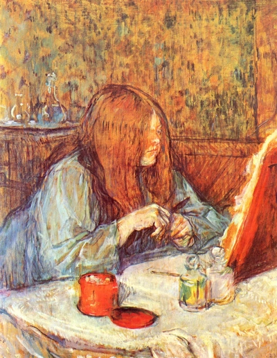 Retrato de Madame Popul acicalándose