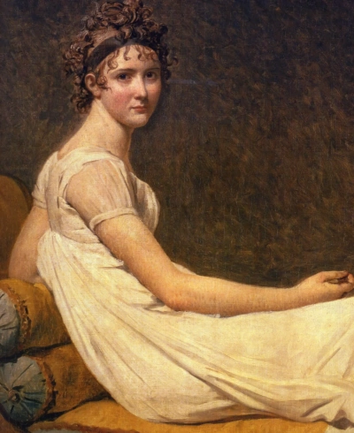 Retrato de Madame Récamier. Fragmento II