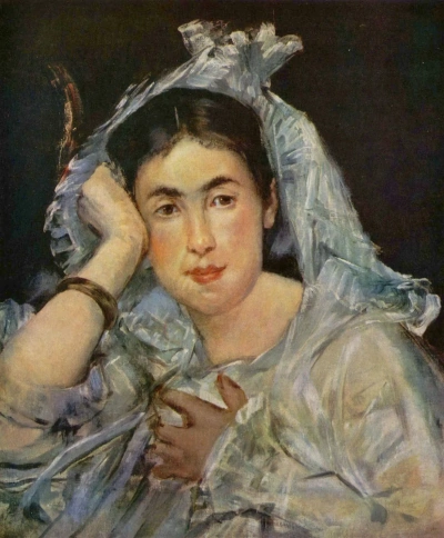 Retrato de Margarita de Conflans con capucha