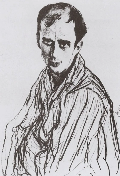 Retrato de Mikhail Fokine