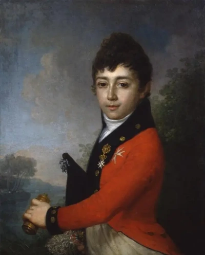 Retrato de barón A.N. Serdobin