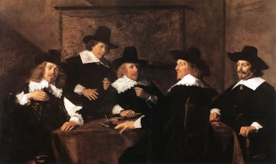 Retrato de grupo de los regentes de Santa Isabel en Harlem.
