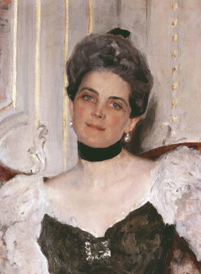 Retrato de la Princesa Z. N. Yusupova. Fragmento