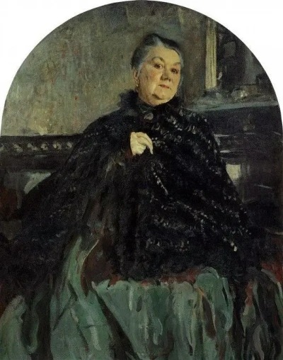 Retrato de la actriz G. N. Fedotova