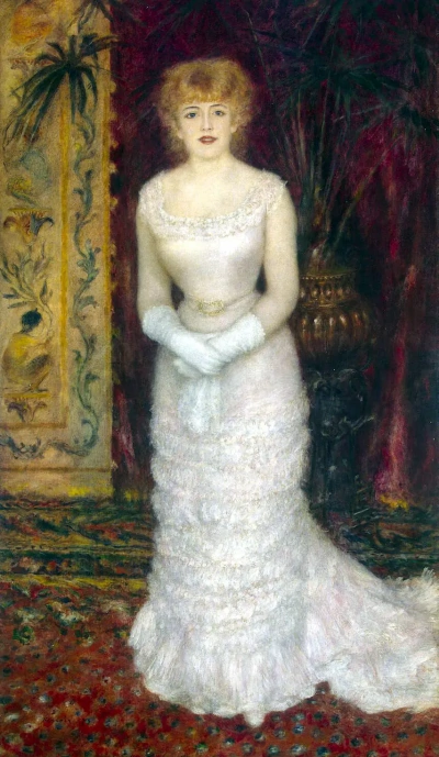 Retrato de la actriz Jeanne Samari