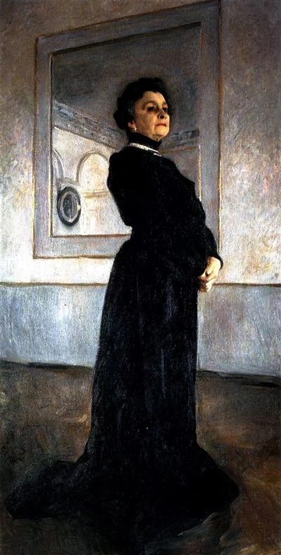 Retrato de la actriz M. N. Yermolova