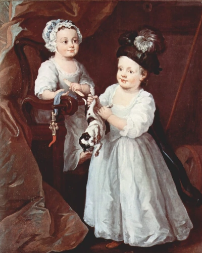 Retrato de la dama Mary grey y Lord George grey