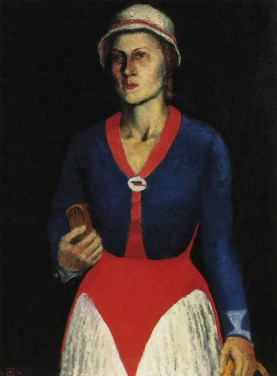 Retrato de la esposa del artista