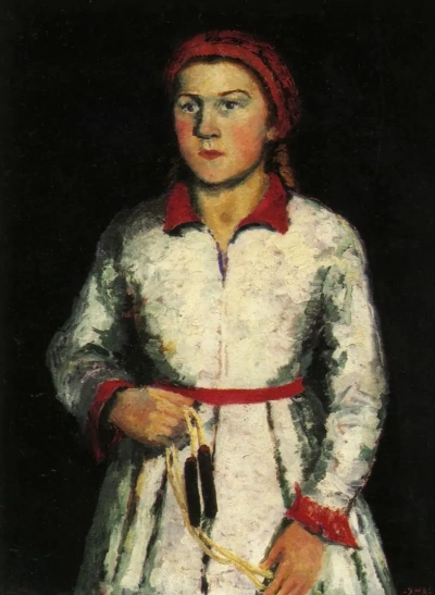 Retrato de la hija del artista.