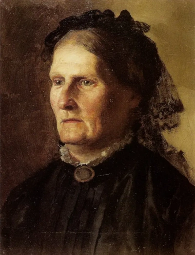 Retrato de la madre del artista