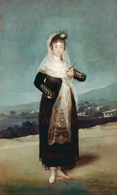 Retrato de la marquesa de Santiago.