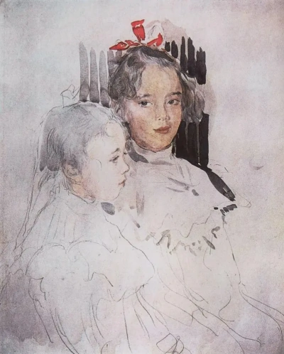 Retrato de los hijos de S. S. Botkin