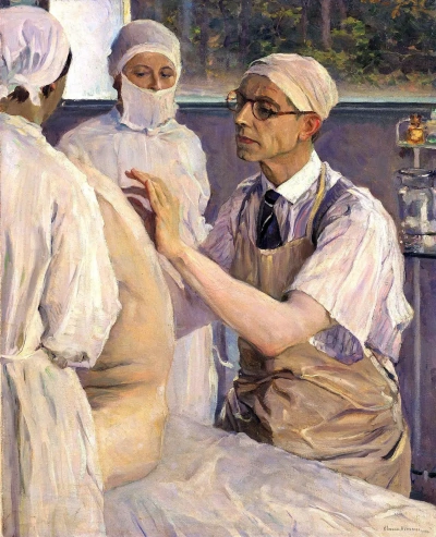 Retrato de un cirujano SS Yudina
