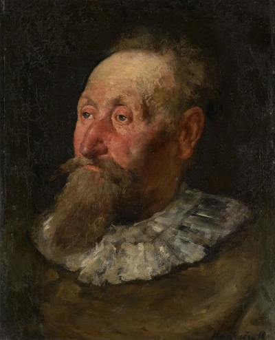Retrato de un hombre con barba