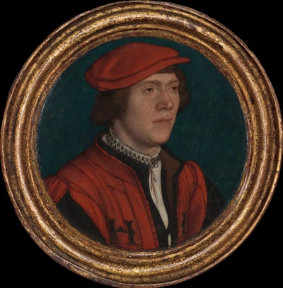 Retrato de un hombre con un sombrero rojo