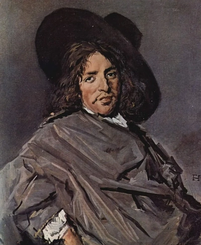 Retrato de un hombre sentado con sombrero
