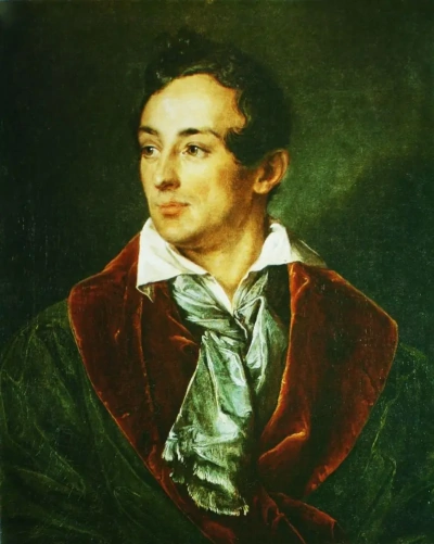 Retrato de un joven en un abrigo verde