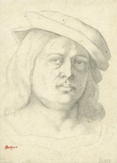 Retrato de un joven en una boina