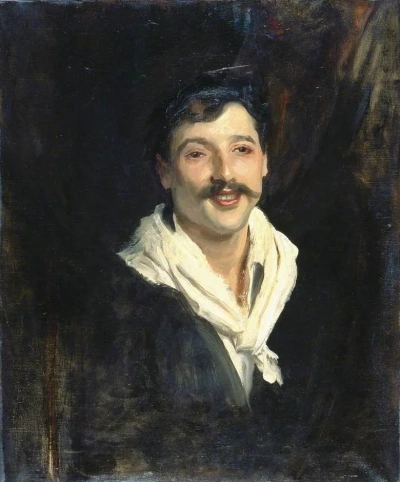 Retrato de un modelo masculino sonriente