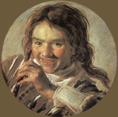 Retrato de un niño con flauta. Alegoría del oído.