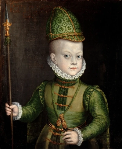 Retrato de un niño vestido de noble español