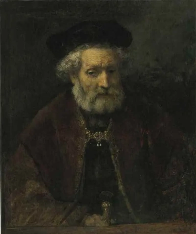 Retrato de un viejo barbudo