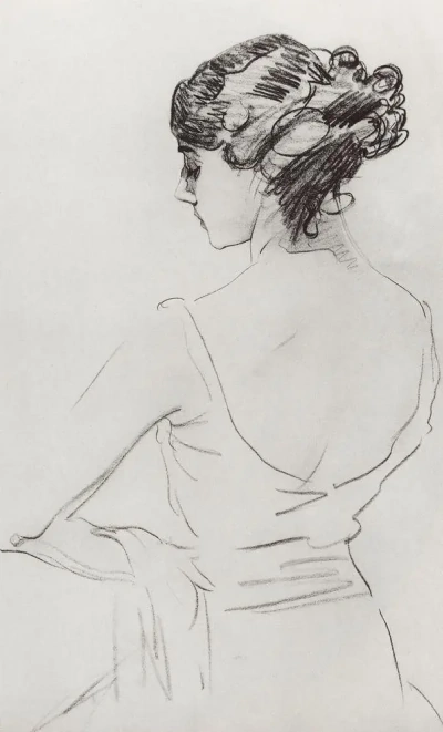 Retrato de una bailarina T. P. Karsavina