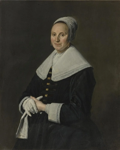 Retrato de una dama con guantes