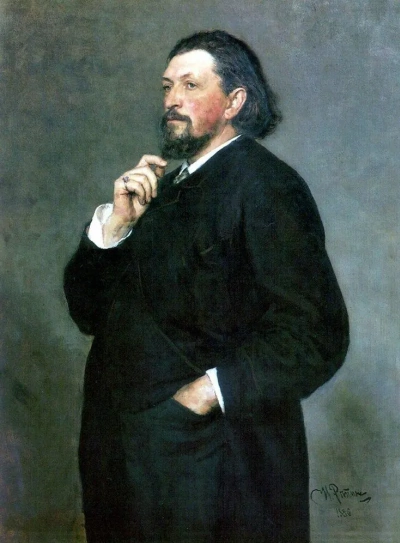 Retrato de una figura musical M. P. Belyaev