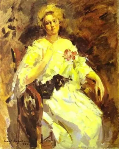 Retrato de una mujer.