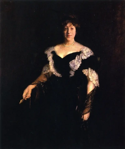 Retrato de una mujer en negro